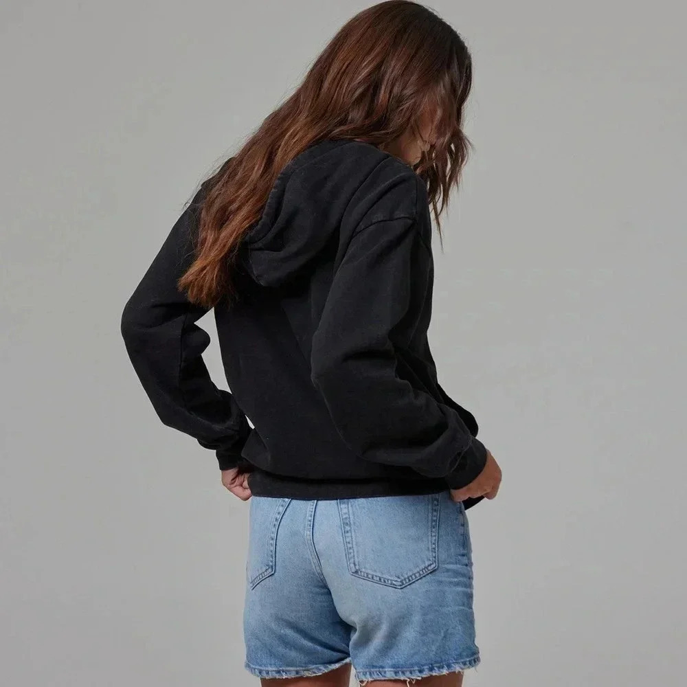 🆕 NWOT Talentless Vintage Black Hoodie in Medium - Picture 4 of 8